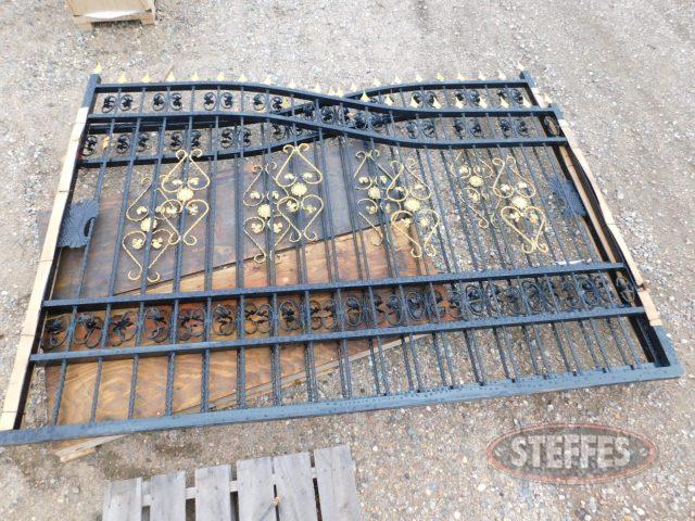 (2) Wrought iron decorative gates, _1.jpg